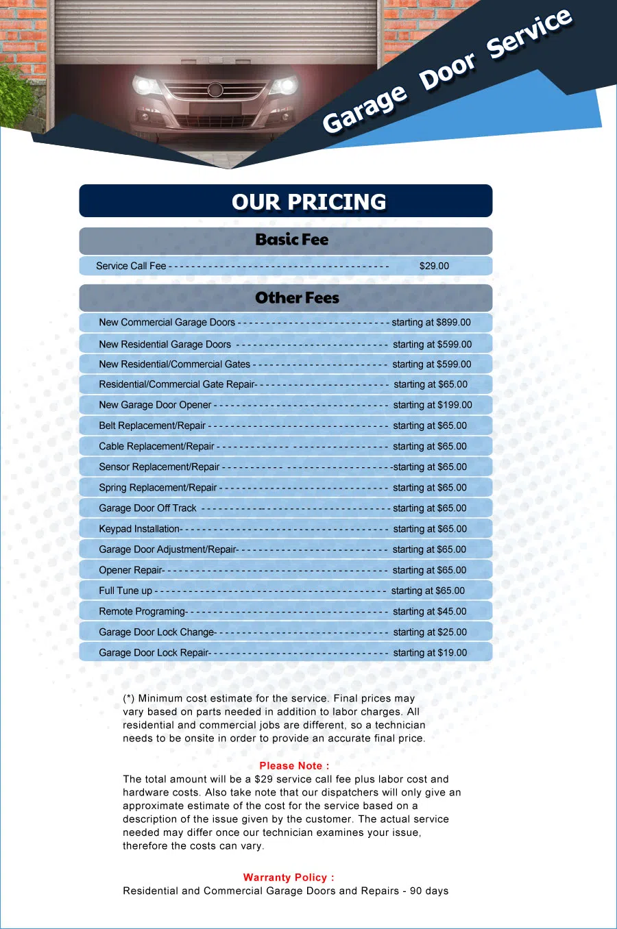 United Garage Door New York, NY 212-918-5409